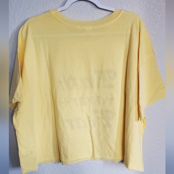 NWOT Nordstrom Abound "Faith over Fear" Boxy Graphic Tee Size Med - Picture 3 of 5